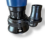 Фекальний насос GRANDWATER 1.1 кВт з подрібнювачем + шланг 20 м, металевий трос, зажими, хомут, рукавиці (комплект), фото 6