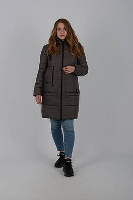Куртка жіноча зимова Aziks м-213 латте