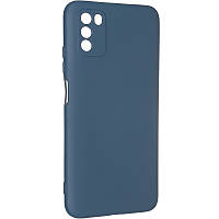 Чехол Fiji Full Soft Premium для Xiaomi Poco M3 противоударный бампер с микрофиброй Dark Blue