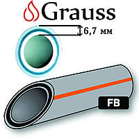 GRAUSS BASALT Полипропиленовая (ППР) Труба армированная стекловолокном PN20 d40, Германия (6,7 мм)