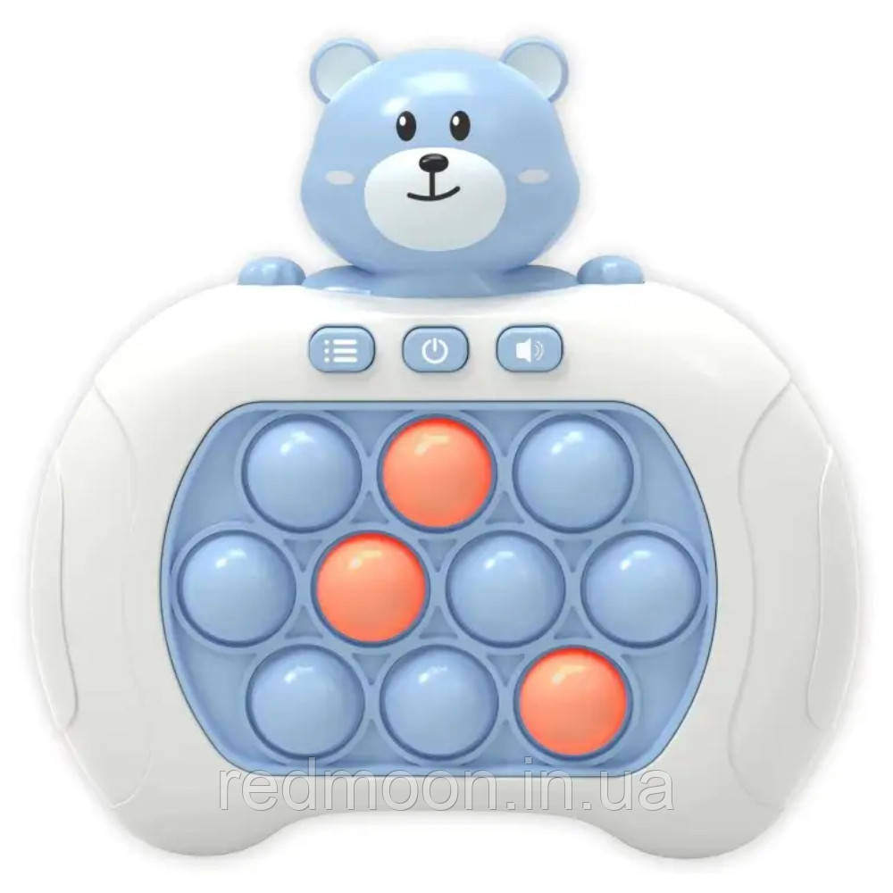 Антистресс игрушка для рук Pop It PRO Bear, 4 режима / Электронный интерактивный Поп Ит / Детская игрушка - фото 3 - id-p1891905987