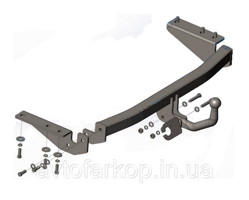 Фаркоп Toyota Auris (хетчбек 2012-) (ФаркопТойота Ауріс) Автопристрій