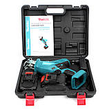 Акумуляторна сабельна пилка Makita JR-180 (18V 4.0Ah). АКБ ножівка Макіта, фото 11