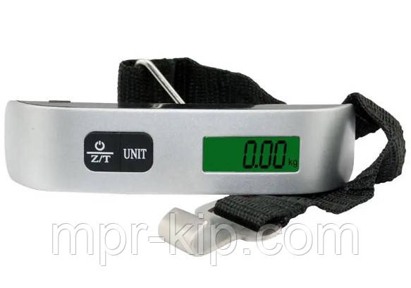 Ваги-кантер цифрові для багажу Camry CH14 (±10g/50kg) з термометром, підсвічуванням