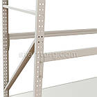 Поперечина VAULT-12 L1200 зі сxодинкою до набірного стелажу, біла., фото 5