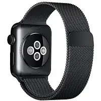 Металический ремешок для Apple Watch миланская петля Milanese loop 42/44/45/49 mm