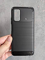 Противоударный чехол для Xiaomi Poco M4 Pro 4G Черный бампер