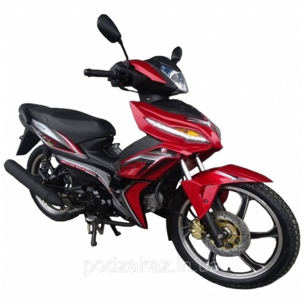 Мотоцикл FT125-FA Forte червоний HLZ, фото 1