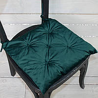 Подушка для стульев (40x40х6 см) "Broadway" цвет бирюзовый 84-006