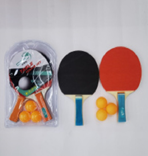 Теннис настольный ТТ2304 (50шт) 2 ракетки, 3 мячика, в слюде - фото 1 - id-p1891941931