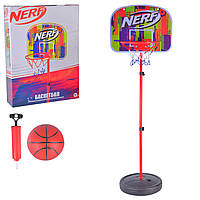 Баскетбольний набір NF706 (18 шт/2) стійка 140*40 см з м'ячем і насосом, у коробці 42*31*8,5 см