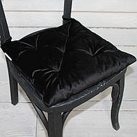 Подушка для стульев (40x40х6 см) "Broadway" цвет чёрный 84-009
