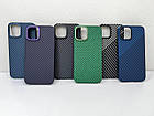 Чохол для IPhone Carbon MagSafe Blue-Blue, фото 3
