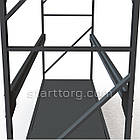 Поперечина VAULT-12 L1200 зі сxодинкою до набірного стелажу, чорна., фото 6