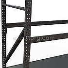 Поперечина VAULT-12 L1200 зі сxодинкою до набірного стелажу, чорна., фото 5