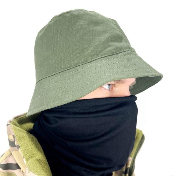 Панама військова ріп-стоп олива (LE2965), фото 1