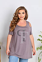 Жіноча футболка туніка, фото 2