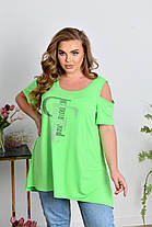 Жіноча футболка туніка, фото 3