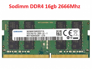 Оперативна пам'ять для ноутбука SODIMM DDR4 16GB PC4-21300 2666MHz