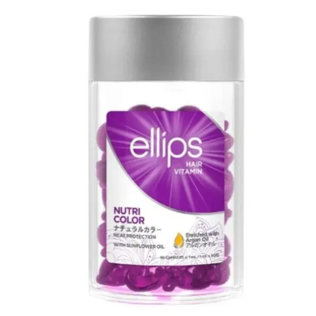 Вітаміни для волосся Сяйво кольору Ellips Hair Vitamin Nutri Color Nutri With Triple Care 50x1ml