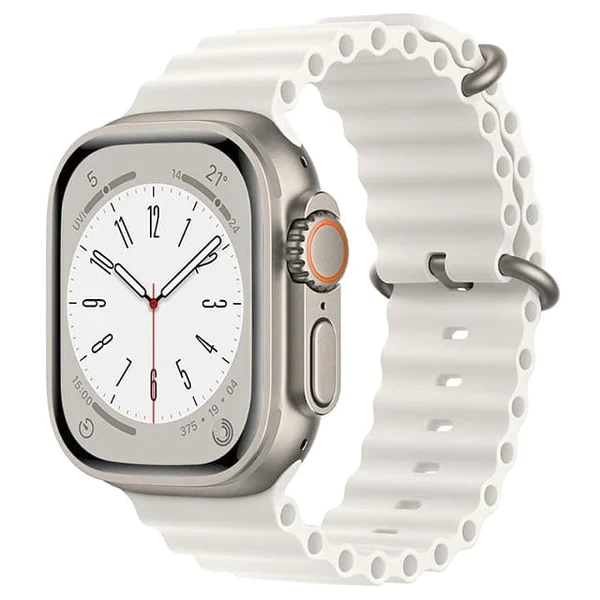 Силіконовий ремінець Silicone Strap Ocean для Apple Watch white • 42/44/45/49mm