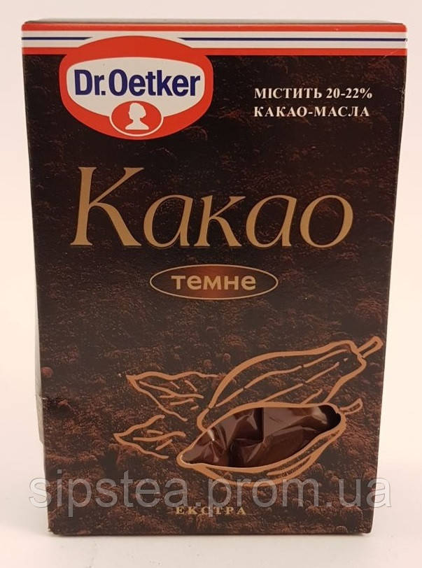 Какао темне 20-22% Dr.Oetker 100г