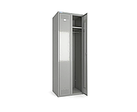 Металлический шкаф для одежды крашенный 300/2-2 двухдверный ширина 600 мм (Меткас-ТМ)