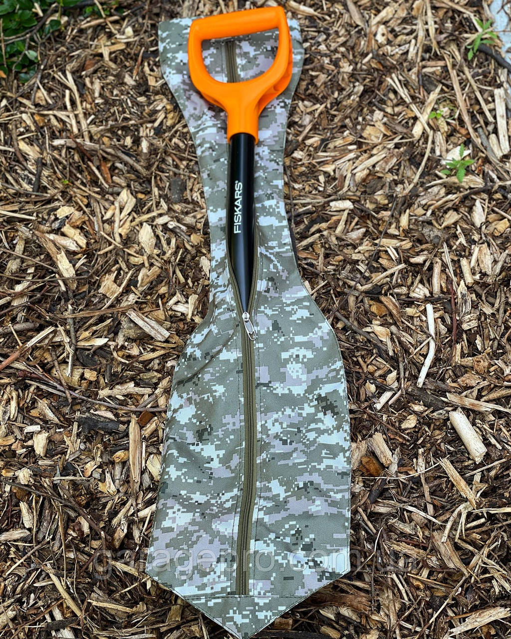 Чохол для автомобільної лопати Fiskars Solid камуфляж (Піксель / Оксфорд 600D)