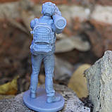 Статуетка колекційна Військовий ЗСУ з NLAW фігурка з фотополімеру, антикваріат, декоративна для інтер'єру, ручна робота, фото 3