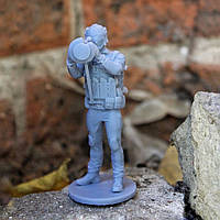 Статуетка колекційна Військовий ЗСУ з NLAW фігурка з фотополімеру, антикваріат, декоративна для інтер'єру, ручна робота