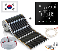 4м2. Інфрачервона плівка "RexVa", комплект с терморегулятором PWT-003
