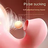 Фалоїмітатор вібратор для жінок Кролик вібратор із підігрівом Великий жіночий вібратор телескопічний, фото 10