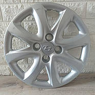 Автомобільні ковпаки модельні Hyundai R14 під болти Розбовтування 4х100 4 шт./1уп Сріблястий (KG-10043), фото 2