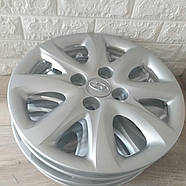 Автомобільні ковпаки модельні Hyundai R14 під болти Розбовтування 4х100 4 шт./1уп Сріблястий (KG-10043), фото 3