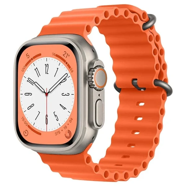 Силіконовий ремінець Silicone Strap Ocean для Apple Watch Orange • 42/44/45/49mm