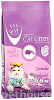 VanCat Lavender Бентонитовый наполнитель ( с ароматом лаванды) 5 кг