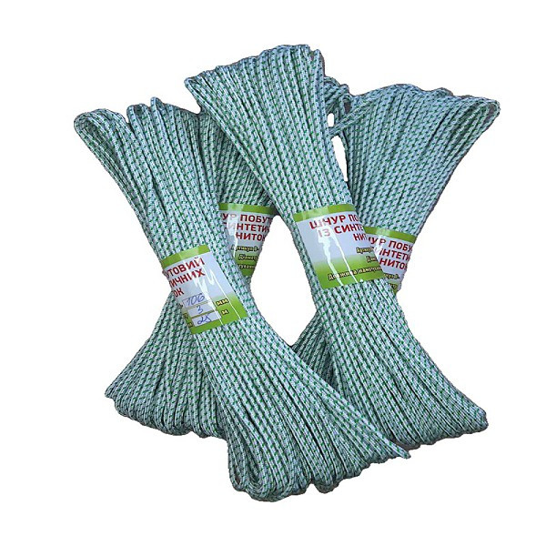 Шнур побутовий із поліамідних ниток (стартера) (4 мм * 25 м) В-106, фото 1