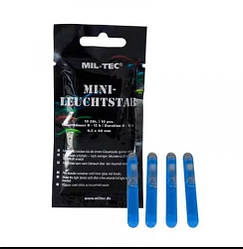 Хімічний світильник Mil-Tec 14931503 Lightstick синій 10 шт