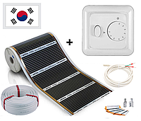 4,5м2. Комплект інфрачервоної плівки "RexVa" (Корея) з терморегулятором ECOSET N-COMFORT TR