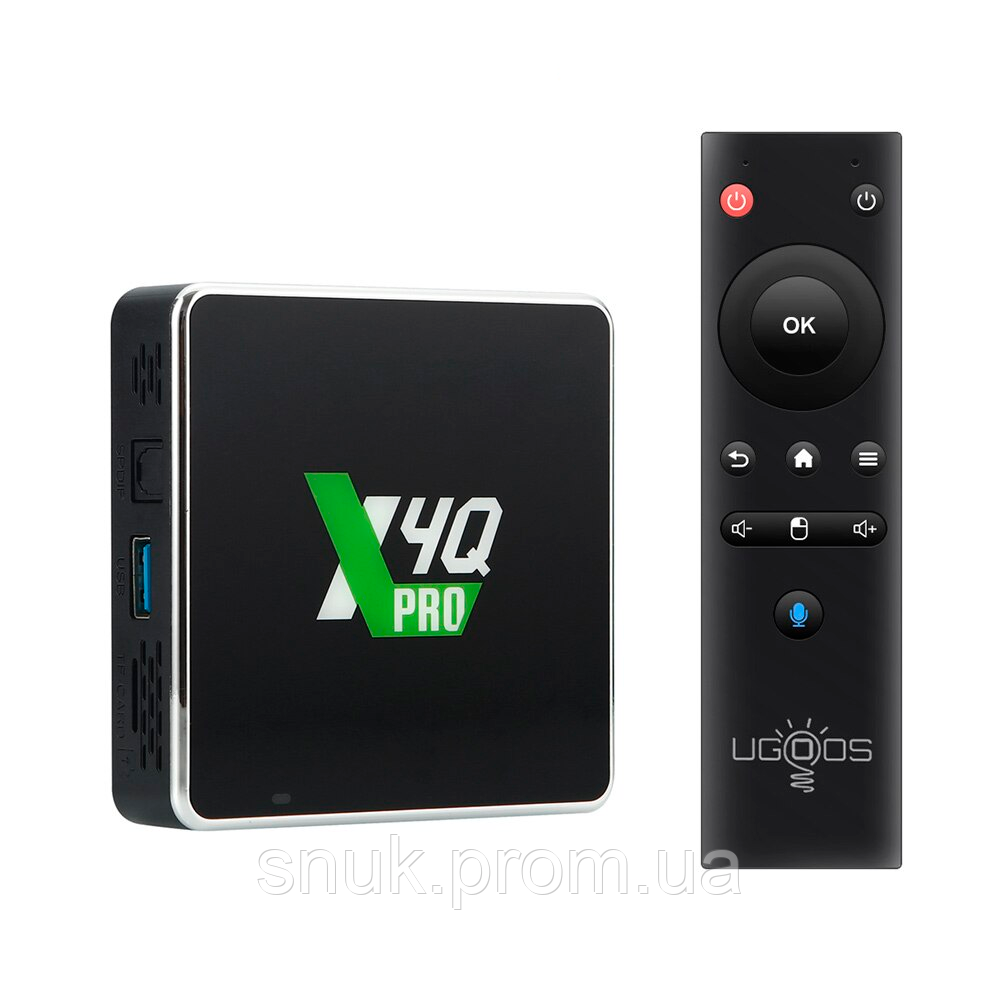 Купить Смарт ТБ приставка Ugoos X4Q Pro 4/32Gb, цена 4098 ₴ — Prom.ua ...