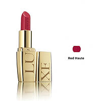 Губна помада Avon Luxe Red Haute/ Багровий аметист зволожуюча помада для губ червона губна помада