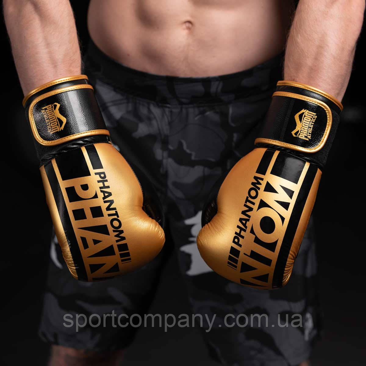 Боксерські рукавиці Phantom APEX Elastic Gold 10 унцій (капа в подарунок)