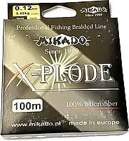 Мононить Mikado X-Plode 100м 0.12