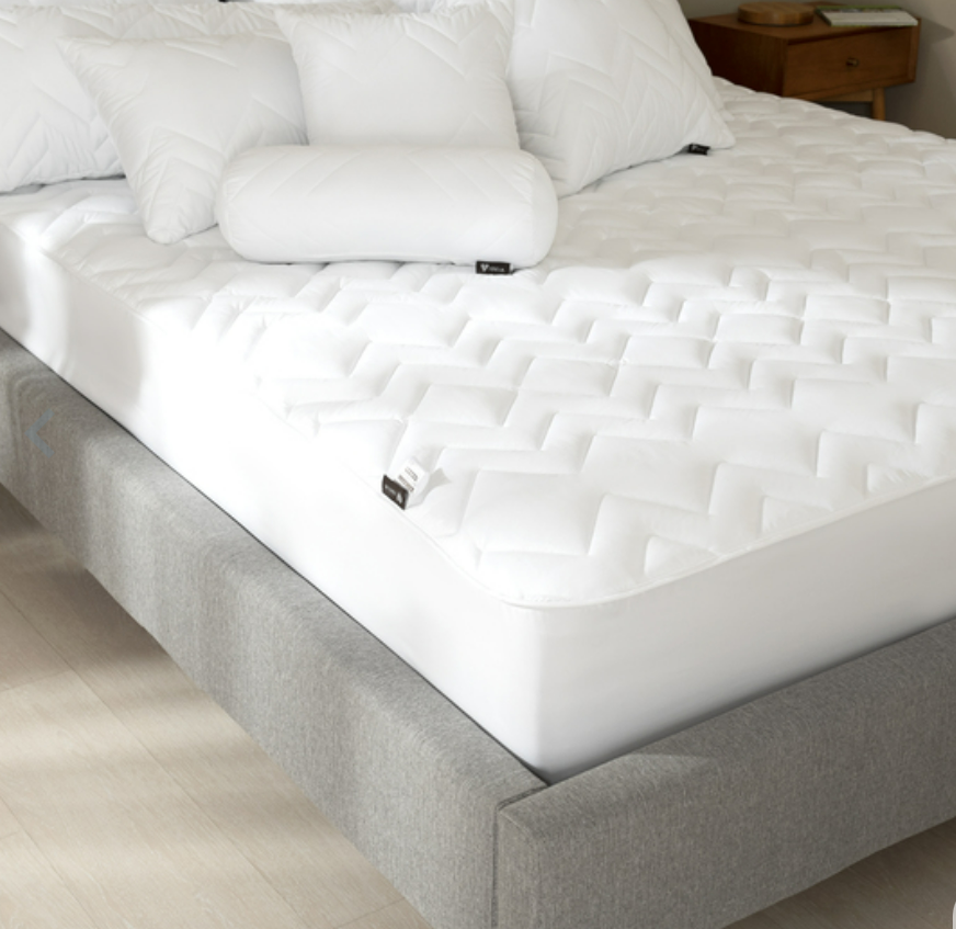 Наматрасник 180х200 см із бортами стьобаний на ліжко, наматрацник-чохол 180 200 з бортиком Україна, фото 1