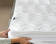 Наматрасник 90*200 см з бортами стьобаний на ліжко, наматрацник-чохол 90х200 борт на диван Україна, фото 5