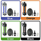 Портативний фільтр для води туристичний похідний Water Filter Strawна 3000 л Зелений, фото 8