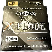 Мононить Mikado X-Plode 100м 0.35