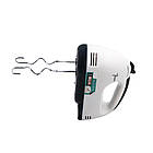 Міксер стаціонарний білий RAF R.6637W з металевою чашею 250вт, фото 4