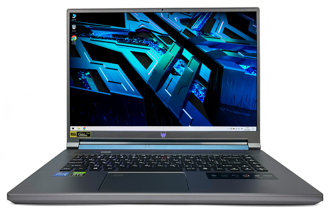 Ноутбук Acer Predator Triton 500 SE: Core i7-11800H/ RAM 16 ГБ/ GeForce RTX 3060/ SSD 512 ГБ/ 16" QHD