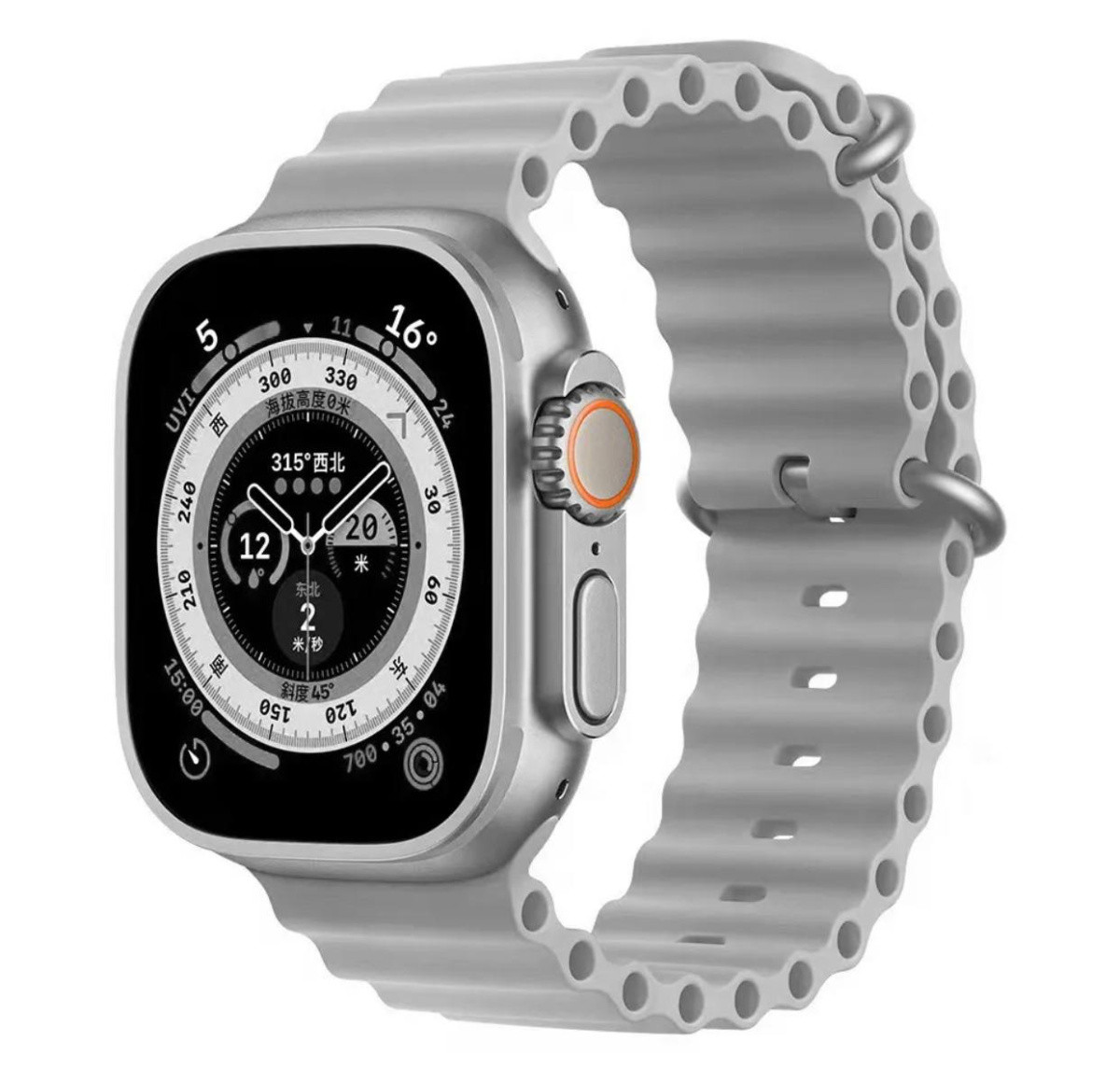 Силіконовий ремінець Silicone Strap Ocean для Apple Watch stone • 42/44/45/49mm
